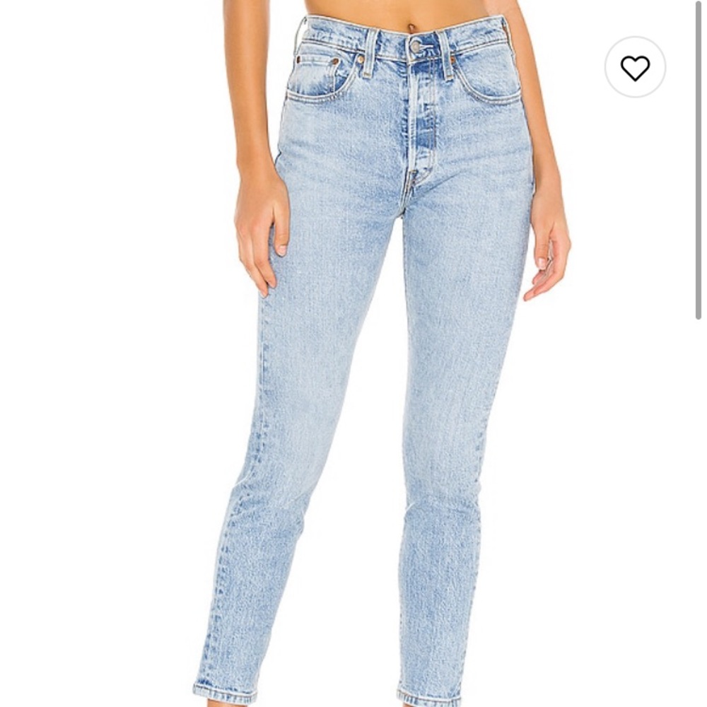 Levi’s 501 skinny, size 25, worn only one time